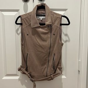 Cupcakes and Cashmere suade vest